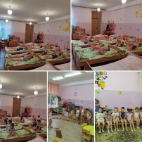 «На зарядку после дневного сна, становись!» «На зарядку после дневного сна, становись!».